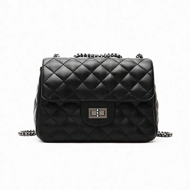 

Elegant Mini Sheepskin Diamond Lattice Chain Genuine Leather Handbag Woman Bag Luxury Handbags Women Bags Designer Shoulder Bags