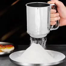 Нержавеющая сталь формы для выпечки сито чашка порошок Мука сито сетка нож Инструменты для выпечки Кондитерские инструменты Cozinha Cozinhar Инструменты для торта