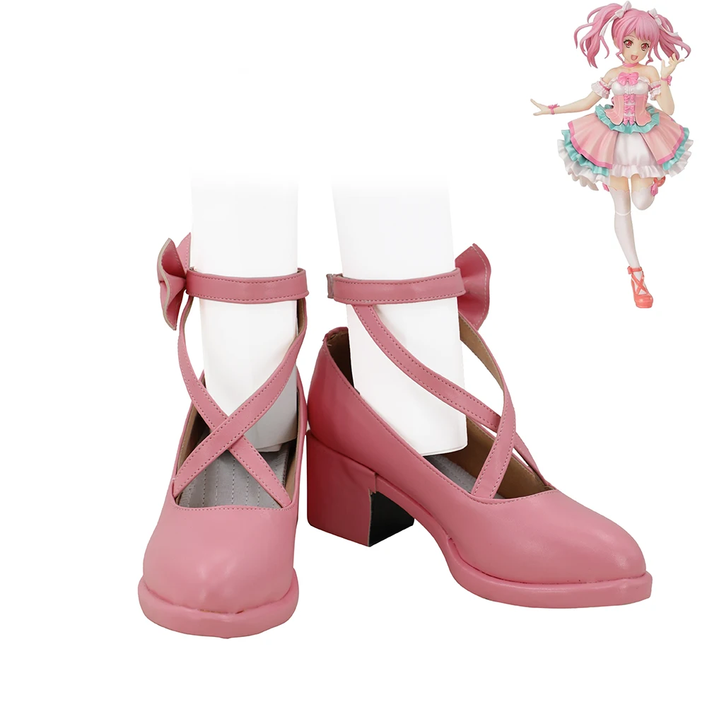 Bang Sogno Pastello Palette Maruyama Aya Cosplay Scarpe Da Donna Stivali