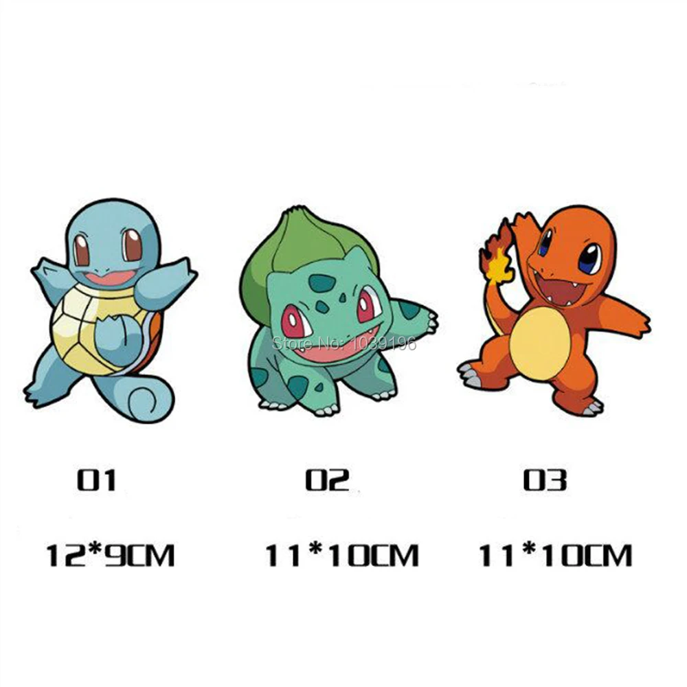 Новый стиль милый мультфильм животное Пикачу Pokemon Автомобильная наклейка