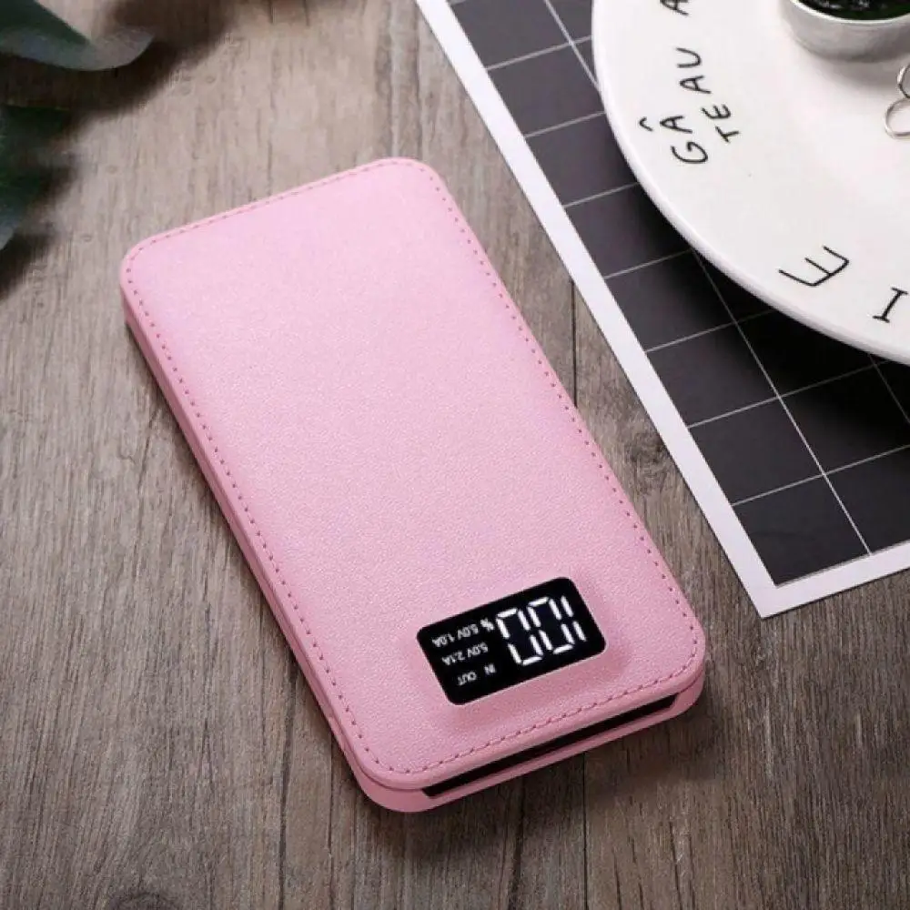 Power Bank 20000 mAh ультратонкий ЖК полимерный Мобильный банк питания Портативный