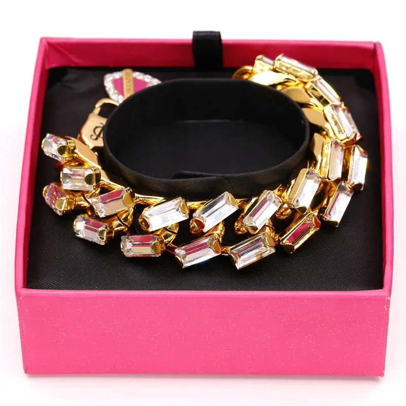 

Boshuolin Juicy Set Zirconium Shi Baoshi Coarse Chain Logo Standard Drill Also Adjust Bracelet Bracelet Woman
