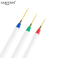 Wholesale 3pcs Tiny Tips Paint Liner Drawing Painting Pen Brush Acrylic Nail Art Manicure Detailed Design Tool Set 1