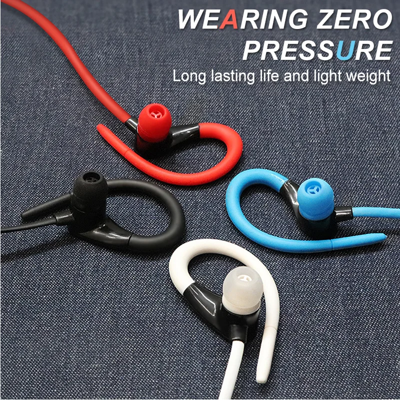 Wired earphone With Microphone Sport Headphone 3.5mm Universal For Android iphone Xiaomi Headset Portable Neckband Not Bluetooth