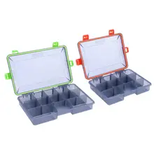 Портативный Рыболовные приманки коробка высокой емкости прозрачный разделительный ящик для рыболовной приманки Чехол Рыболовные снасти аксессуар