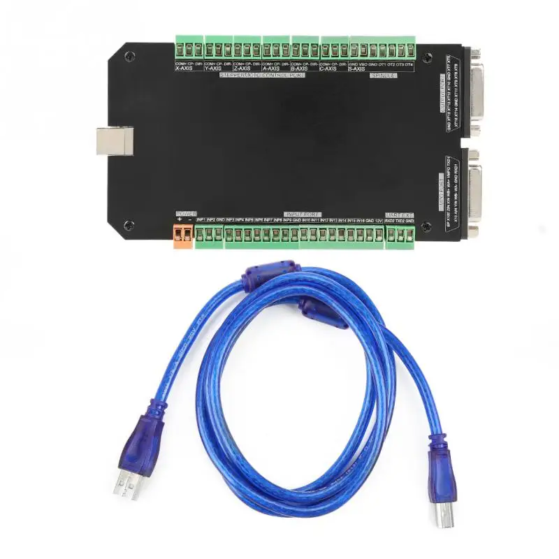 

NVCM MACH3 USB 6 Axis Stepper Motion Controller Card Breakout Board For CNC Engraving