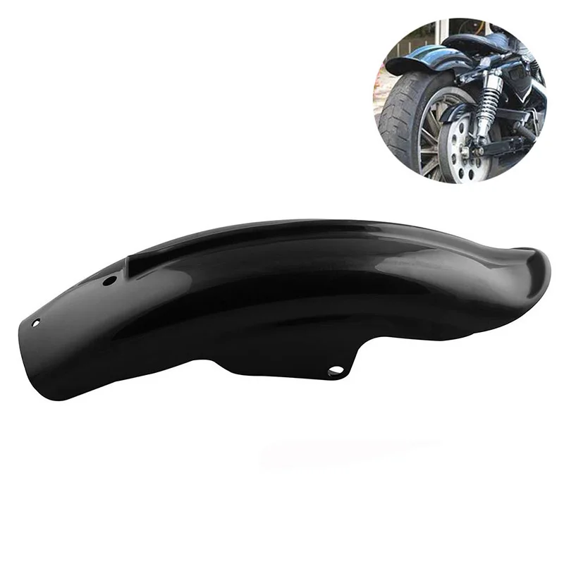 

1pc Motorcycle Black Rear Mudguard Fender High quality ABS plastic Accessory for Harley Dav.idson Model 883 XL1200