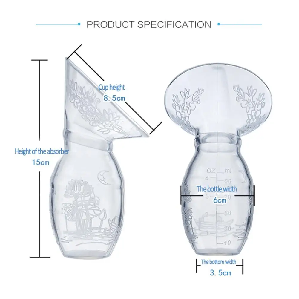 Силиконовые грудного вскармливания руководство кормящих Сильный всасывания Reliever груди насосы бутылочка для грудного молока сосание