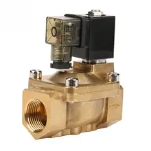 Brass10kg высокое Давление клапан PU225-08 G1 с фокусным расстоянием 25 мм медный клапан пилот-управляемый электромагнитный клапан valvula solenoide
