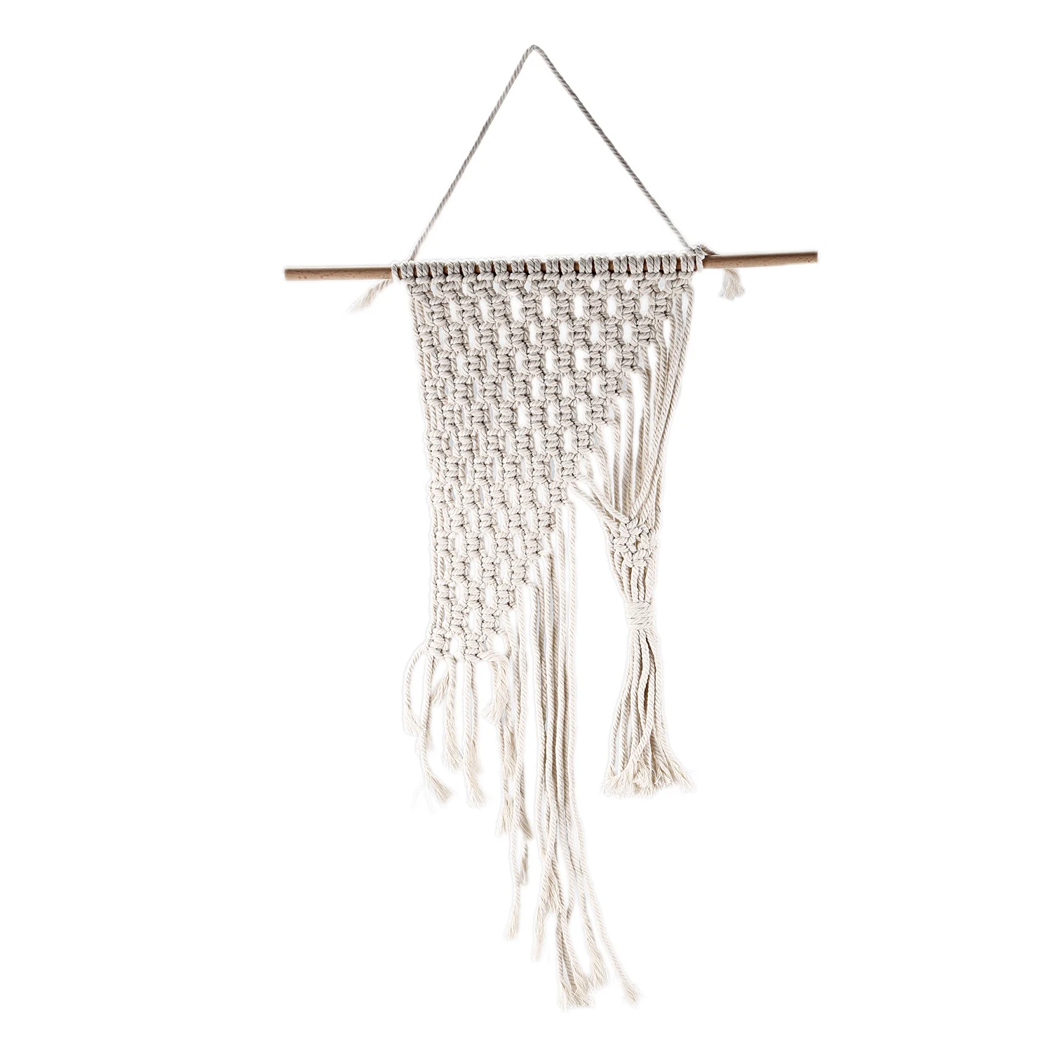 

Bohemian Hand-Woven Tapestry Cotton Rope Tapestry Living Room Bedroom Wall Decorations Tapestry Basket Dual-Use