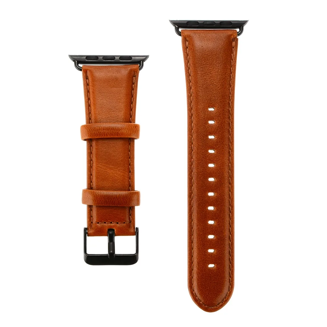 

Shellhard Genuine Leather Watch Band For Apple Watch 38/40/42/44mm Genuine Leather Strap For iWatch Series 4/3/2/1 Wristband