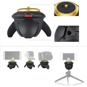 

Mini Bluetooth Remote Electric Panorama Head 360 Rotation Time Lapse Tripod Head for GoPro Action Camera Selfie Stick