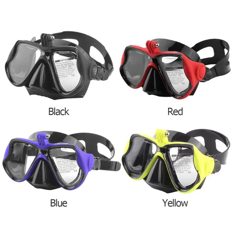 Маска для ныряния с трубкой плавающие очки Gopro Спортивная камера крепление