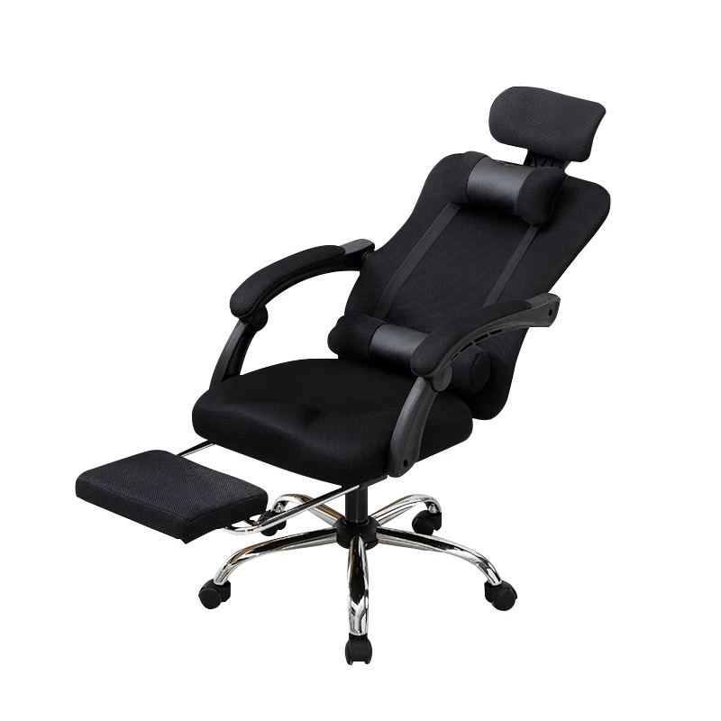 

EU Free Shipping High Quality Mesh Gaming Computer Chair Lacework Office Chair Lying And Lifting Staff Armchair With Footrest