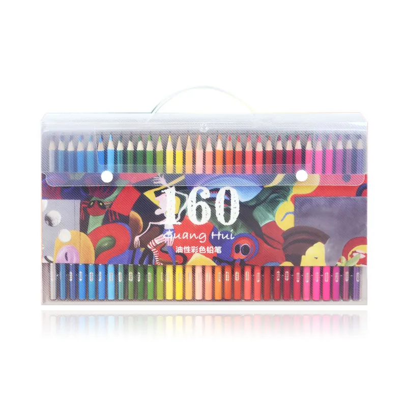 

160Colors Wood Colored Pencils Set Artist Painting Oil Color Pencil For School Drawing Sketch Art Supplies