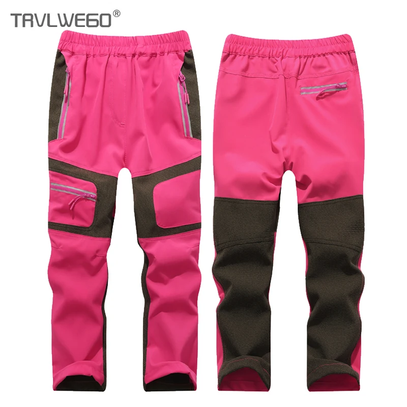TRVLWEGO, Походные штаны для путешествий, летние детские штаны в стиле пэчворк, детский спортивный быстрый сухой с защитой от ультрафиолета, розовый, синий