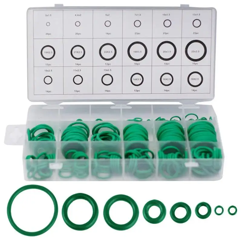 

279/300/419 Pcs Sealing Rubber O Ring Assortment Washer Gasket Kit with Plastic Box support Drop Shipping