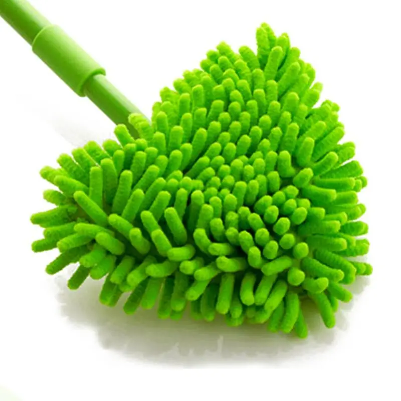 

180 Rotatable Triangle Cleaning Dust Mop Head Replacement Telescopic Glass Cleaner Retractable Cleaning Mop
