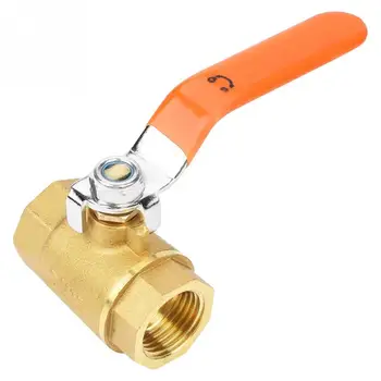 

1pc Ball Valve DN15 Thread Ball Valve 1/2"BSP Brass Pipe Ball Valve 1.6MPa for Water Oil Gas Shut-off Valve