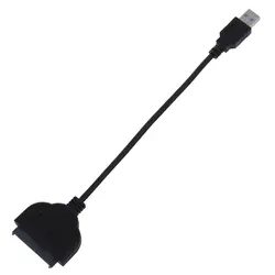 USB 2,5-3,0 "SATA II жесткий диск Кабель-адаптер/UASP-SATA к USB 3,0 конвертер для SSD/HDD-жесткий диск Кабель-адаптер Blac