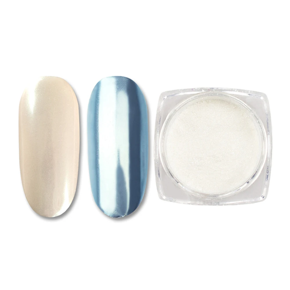 

1 box Pearl Shell Chameleon Mirror Nail Powder Glitters DIY Shell Nail Art Chrome Pigment Dust Manicure Decoration
