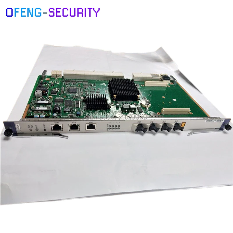 Плата управления Huawei SCUN для OLT MA5680T/MA5683T/MA5600T/MA5603T/MA5608T 4 GE Uplink порты|Оптоволоконное