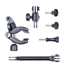 Шарнирная Волшебная рукоятка Регулируемая гусиная шея с челюстями гибкий зажим Клип Музыка крепление для GoPro Hero/XIAOMI YI/SJCAM/AEE Sport V