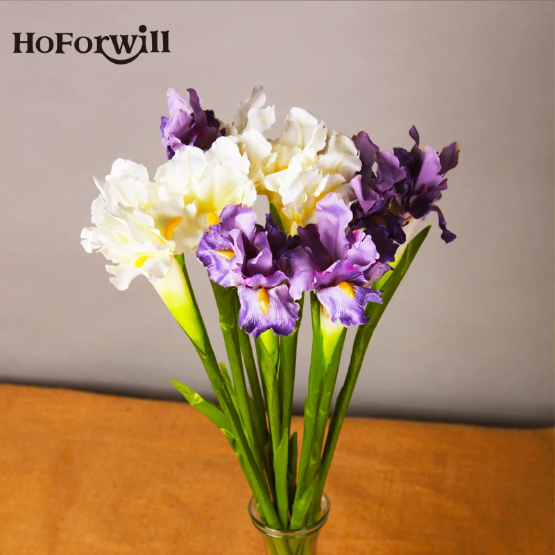 10 Pcslot Haute Qualité Fleurs Iris Fleurs Artificielles