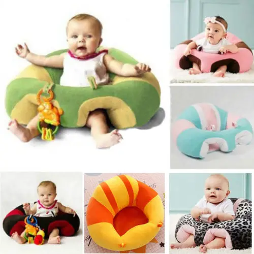 Siège de soutien pour bébé enfants de 0 à 2 ans | Coussin de chaise souple pour siège, coussin pour canapé jouet oreiller peluche sac de haricots pour bébés canapés