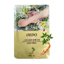 Маска для кожи ног экстракт женьшеня маска для кожи ног удаляет ОТШЕЛУШИВАЮЩИЙ ПИЛИНГ маски красота уход за кожей ног подарок