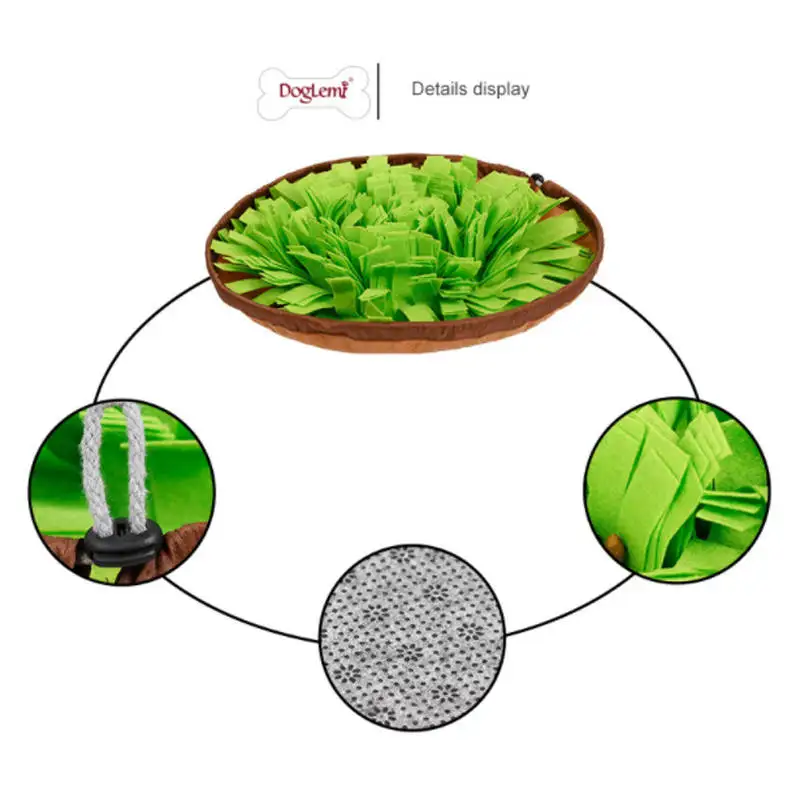 Doglemi нюхательный коврик для собак, щенков, кошек, домашних животных, нюхательный коврик для медленного кормления, кишки и коврик для тренировки активности щенков, одеяло для снятия стресса
