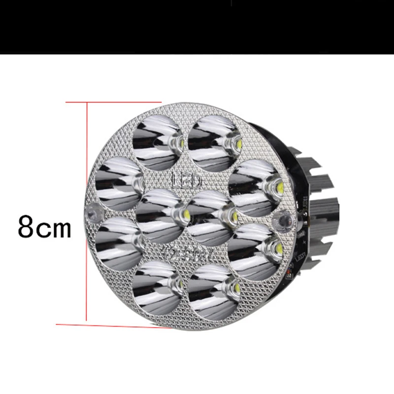 CARCHET 12 80 в светодиодная фара для мотоцикла с 8/10 светодиодными бусинами