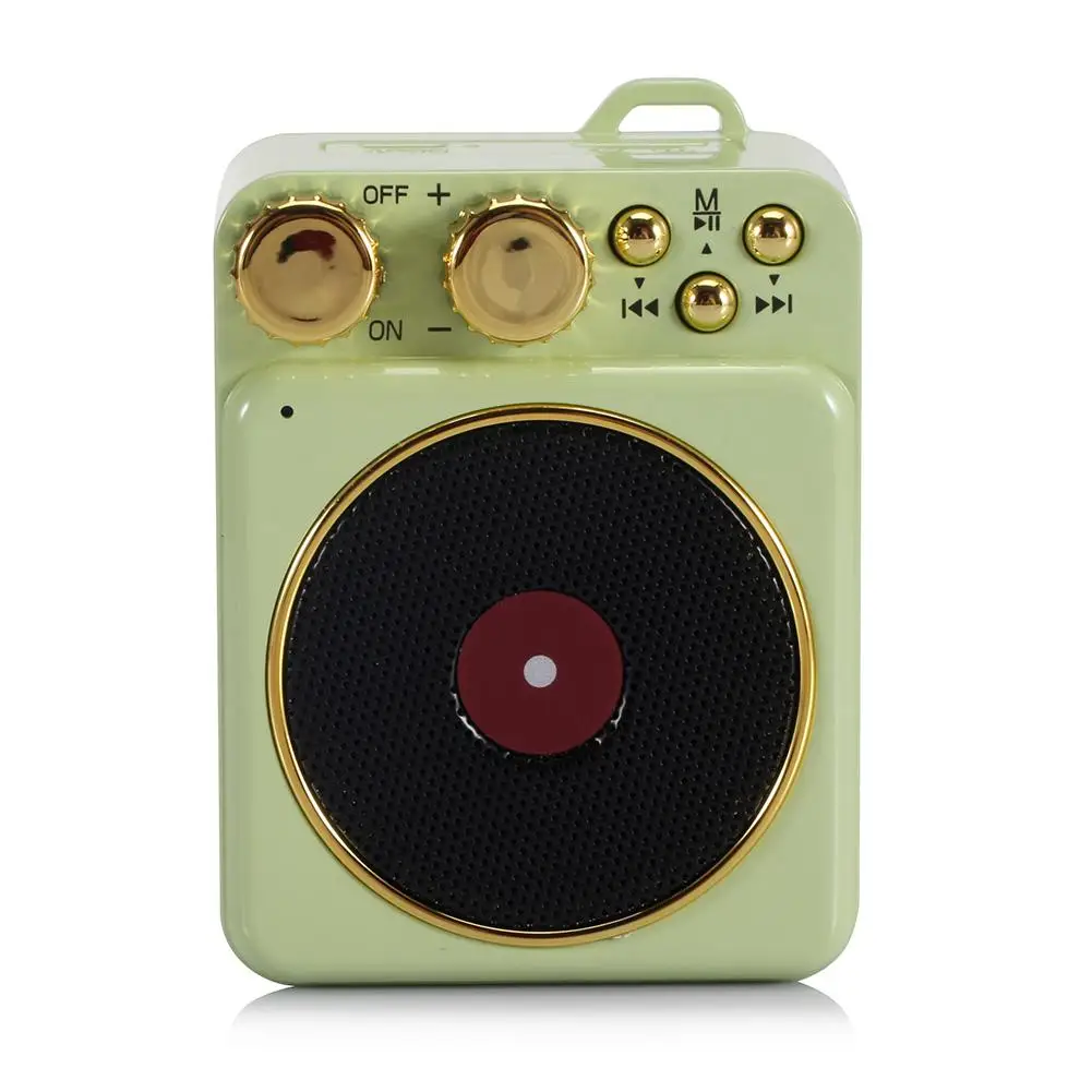 Bluetooth колонка в ретро стиле Atomic Record Player мини беспроводной динамик Поддержка карты