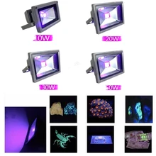 10 Вт 20 Вт 30 Вт 50 Вт 365нм 395нм УФ клей отверждения высокой мощности УФ led 395нм 365нм прожектор ультрафиолетовая лампа