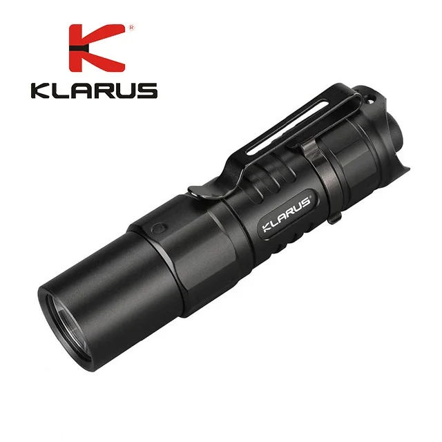 

KLARUS XT1C 2018 Tactical EDC flashlight CREE XP-L HD V6 max 1000 lumen Mini torch 178 meter with 16340 rechargeable battery