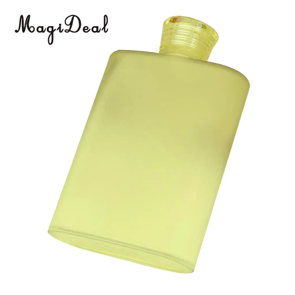 MagiDeal Plastic Hip Liquor Whiskey Alcohol Flask Cap Pocket Water Bottle