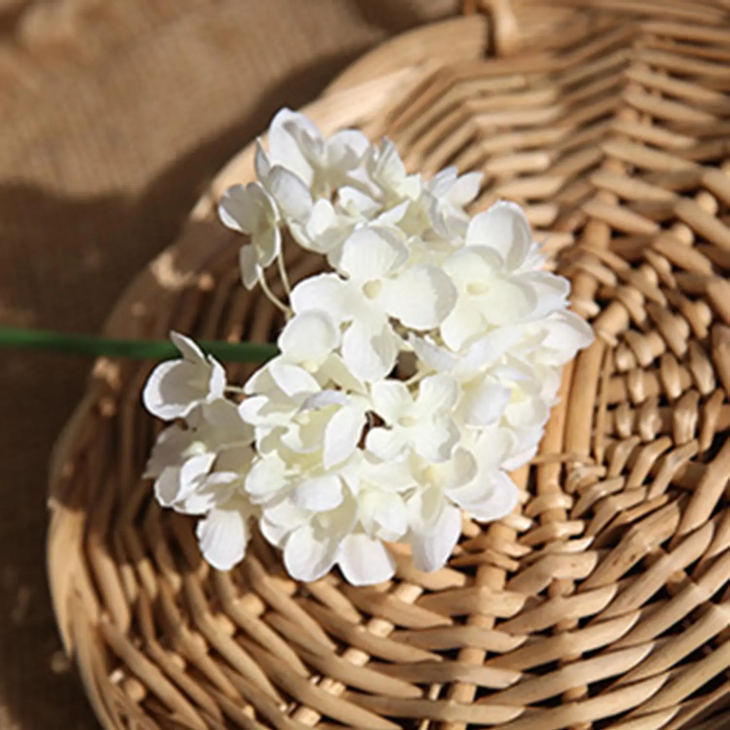 

Artificial Hydrangea Silk Flower Fake Flower Bouquet Wedding Home 9 Approx 11cm/ 4.33inch Decoration