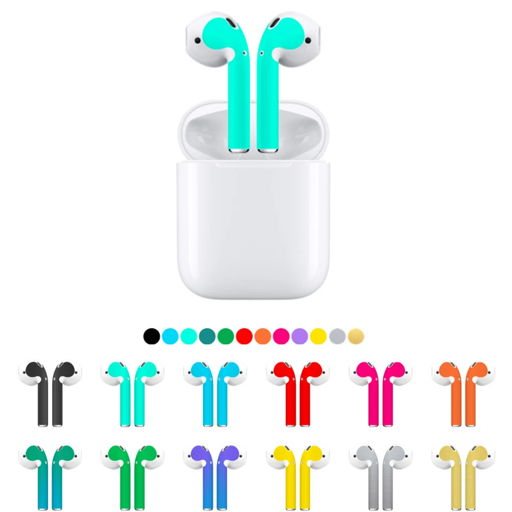 

11 11 Super Low Price Sticker For Apple Airpods Air Pods Earphone Sticker Earphone Accessories