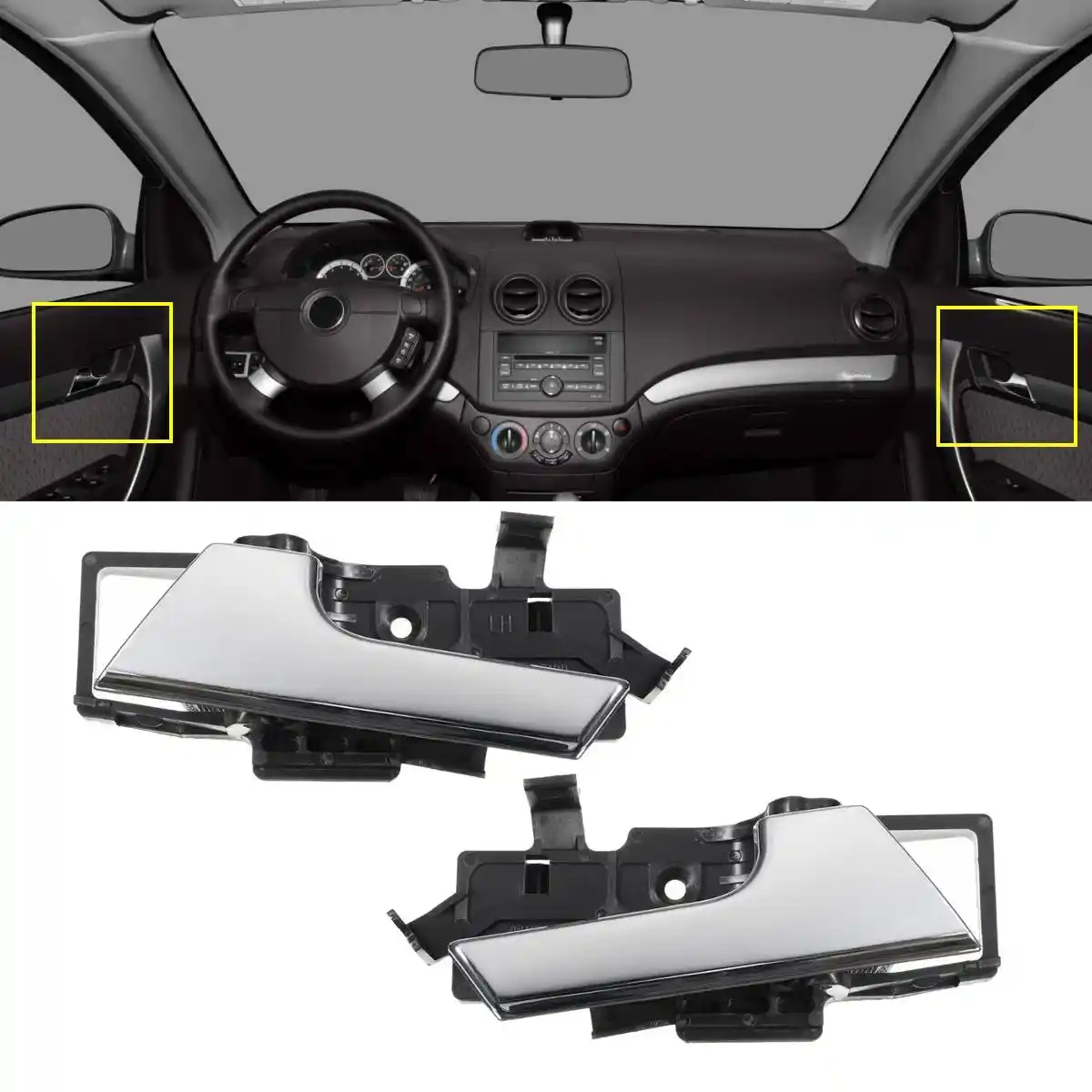 Car Interior Door Handle Right Left For Chevrolet Aveo 2007