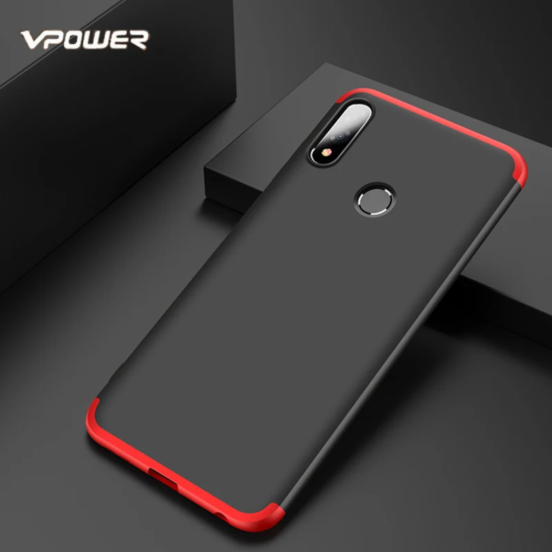 Чехол Vpower 3 в 1 для Asus Zenfone Max Pro M2 Противоударная чехол телефона на 360 градусов