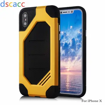 

DSCACC Fancy Durtable TPU PC Armor Cover Case for iPhone X XS 6 7 8 plus 6G 6S 5G 5S SE 4S 4 50pcs