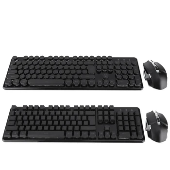 

620 Wireless Charging Light Gaming Keyboard and Mouse Set USB 104 keys
