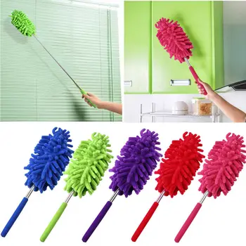 

Duster Dust Cleaner Adjustable Stretch Extend Microfiber Feather Duster Furniture Dust Brush Household Cleaning Tools