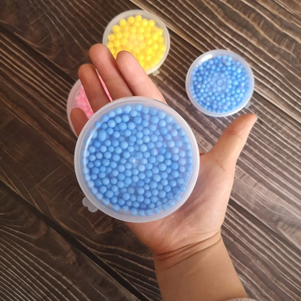 Slime Storage Jars Foam Ball Storage Containers with Lids for 20g Slime &  All Your Glue Putty Making