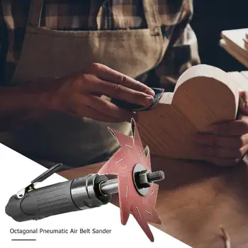 

Octagonal Pneumatic Air Belt Sander Wood Polisher Engraving Grinding Tools
