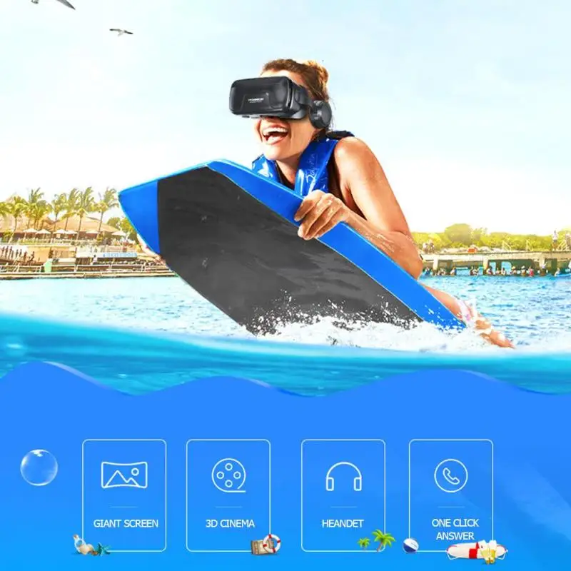 VR Виртуальная реальность 3D очки гарнитура игровой шлем для 3 5 6 0 дюймов телефон Pro