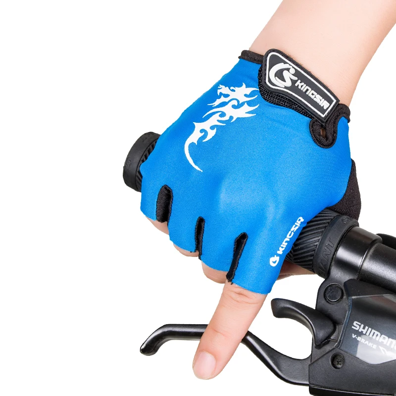 

Kingsir Breathable Padded Half Finger Bike Motorcycle Cycling Gloves Outdoor Sports Short Riding Anti-slip Free Shipping