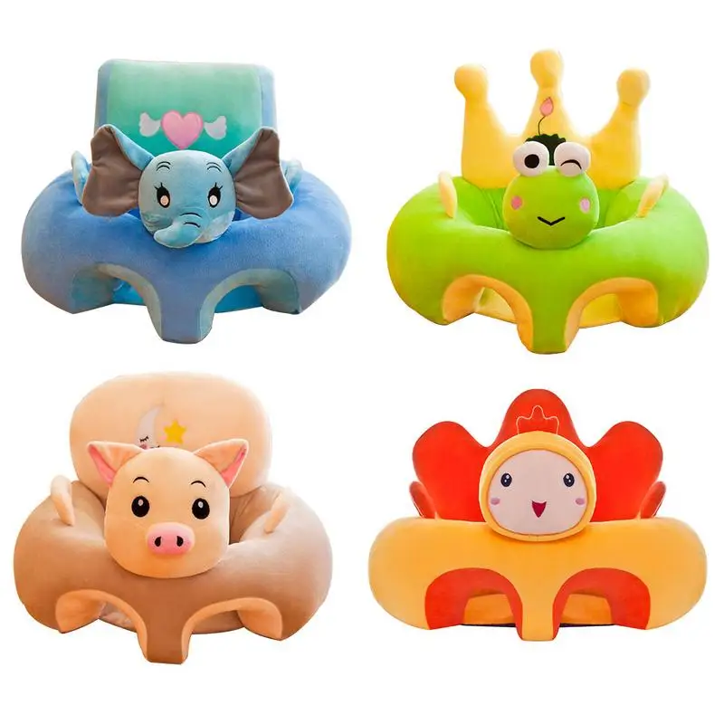 

Baby Cartoon Large Learning Chair Lightweight Children's Plush Toys Cute Animal Design Infant Sofa Safety Seat For Children