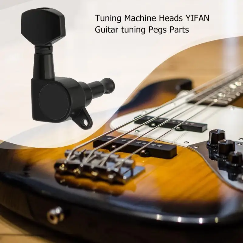 

3L 3R Guitar Full Sealed String Tuning Peg Locking Tuner Machine Head Button