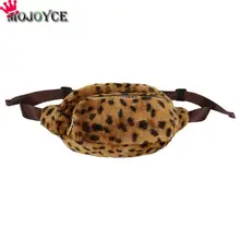 Зимняя плюшевая леопардовая Женская поясная сумка, Женская поясная сумка, кошелек для путешествий, поясная сумка Pochete